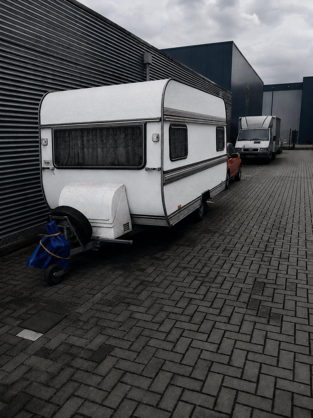 Hobby caravan met voortent, Caravans en Kamperen, Caravans, Hobby, Omvormbare zithoek, Treinzit, Particulier