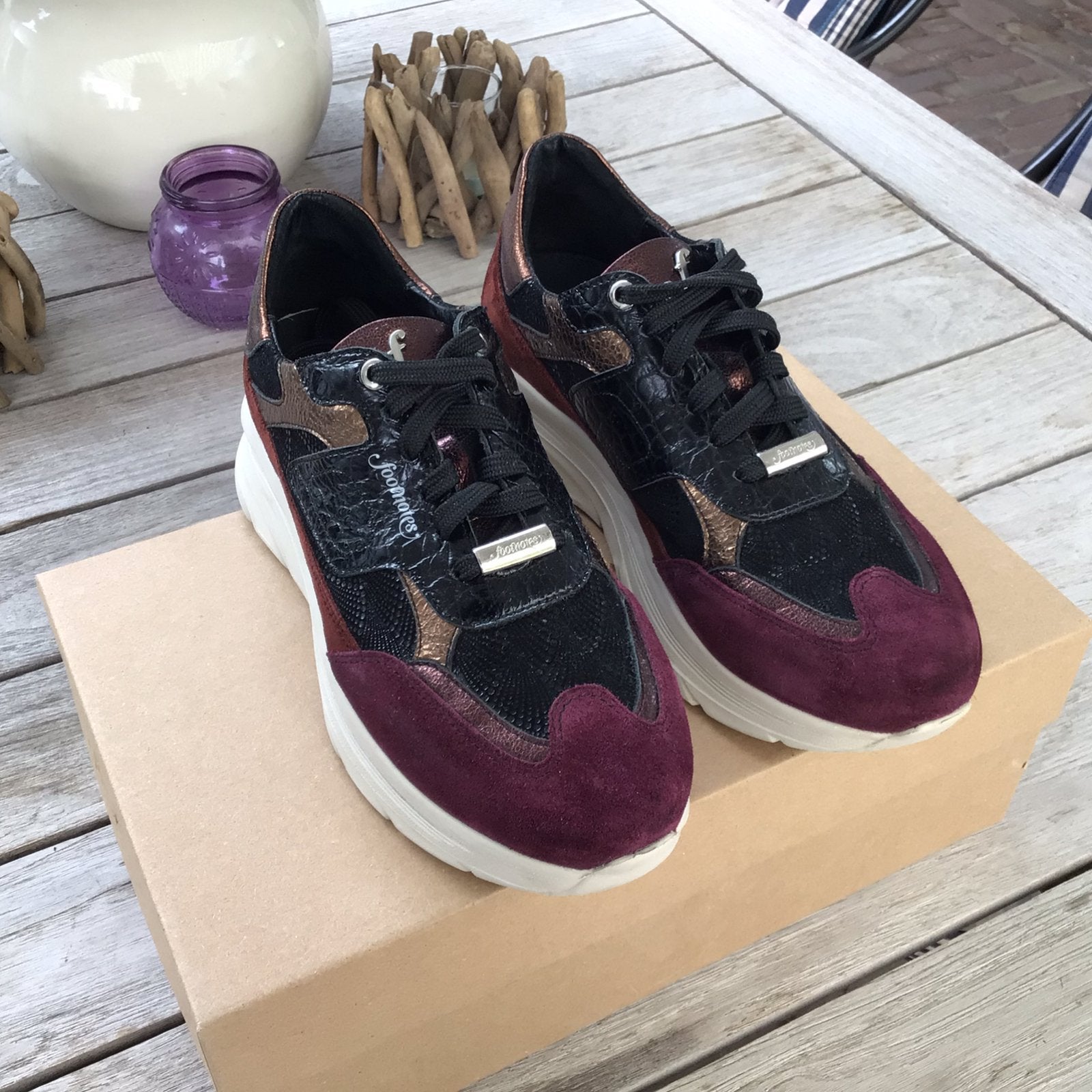Te koop dames schoenen, Footnotes maat 38,5 H Pien, Kleding | Dames, Schoenen, Ophalen of Verzenden, Zo goed als nieuw, Zwart