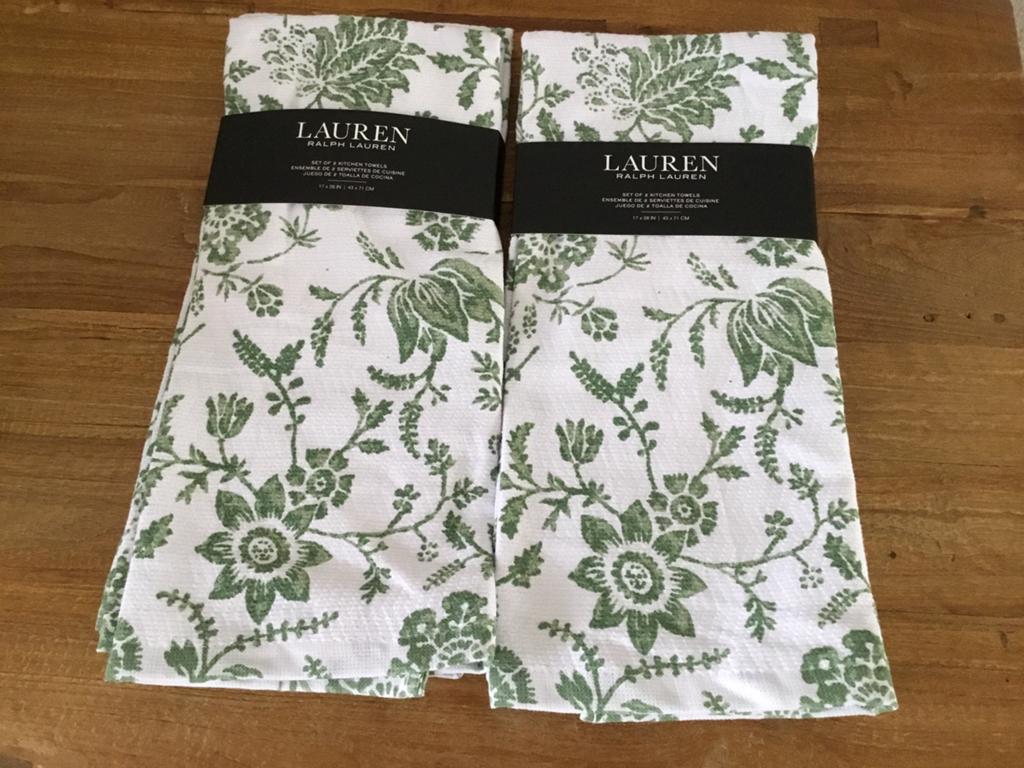 RALPH LAUREN nieuwe keukendoeken, Ophalen of Verzenden, Nieuw, Wit