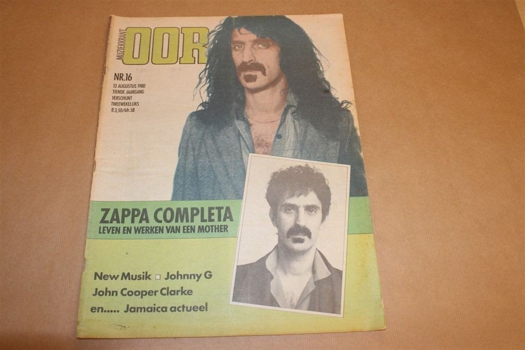 Muziekkrant Oor1980 - Special Frank Zappa, Boeken, Ophalen of Verzenden, Zo goed als nieuw, Muziek, Film of Tv