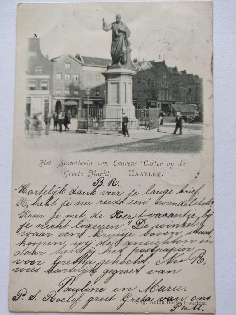 X1809 Haarlem 1900 Kleinrond Jutphaas Steenfabriek, Ophalen of Verzenden, Voor 1920, Noord-Holland