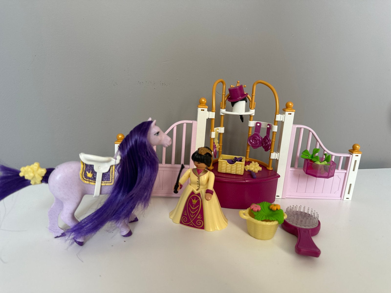 Playmobil Prinses met Paard en Verzorgingsstation, Ophalen of Verzenden, Gebruikt, Meisje