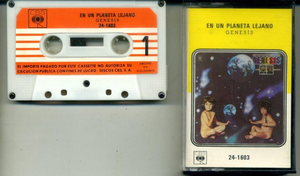 Genesis En Un Planeta Lejano 14 nrs cassette 1982 ZGAN, 1 bandje, Ophalen of Verzenden, Zo goed als nieuw, Origineel