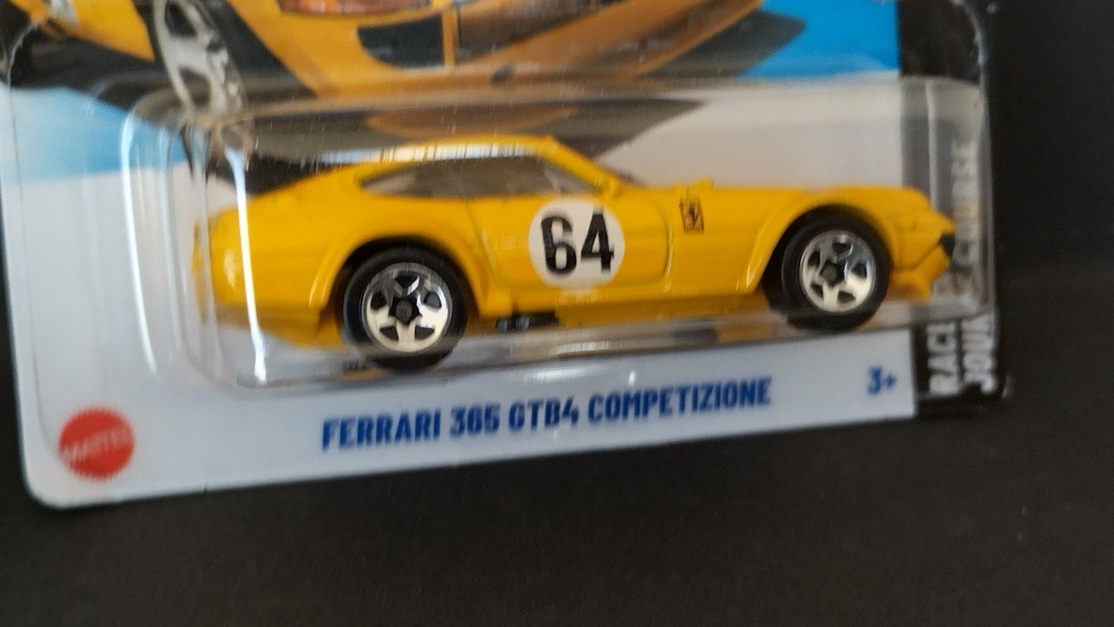 Ferrari 365 GTB 4 Competizione yellow 1:64 Hotwheels Pol, Hobby en Vrije tijd, .., Auto, Verzenden, .