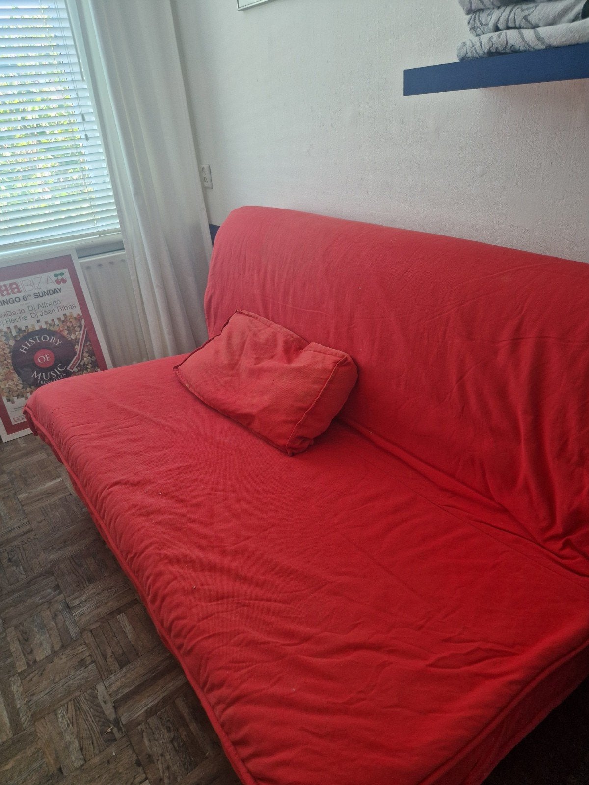 Ikea PS slaapbank, Ophalen, Gebruikt, Tweepersoons, 200 cm
