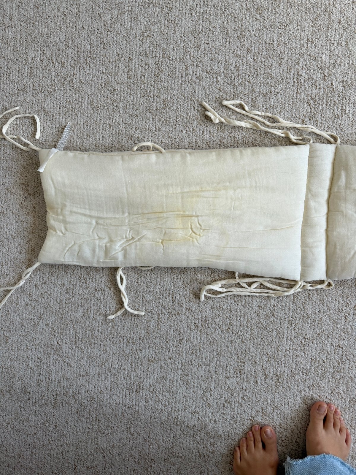Numero 74 Cot bumper/bedomrander, Ophalen of Verzenden, Gebruikt, Beige, Overige typen