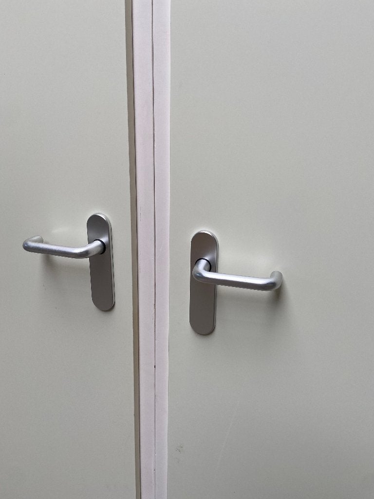 opdekdeur met kozijn, Doe-het-zelf en Verbouw, Deuren en Horren, Ophalen, 80 tot 100 cm, Binnendeur, Zo goed als nieuw