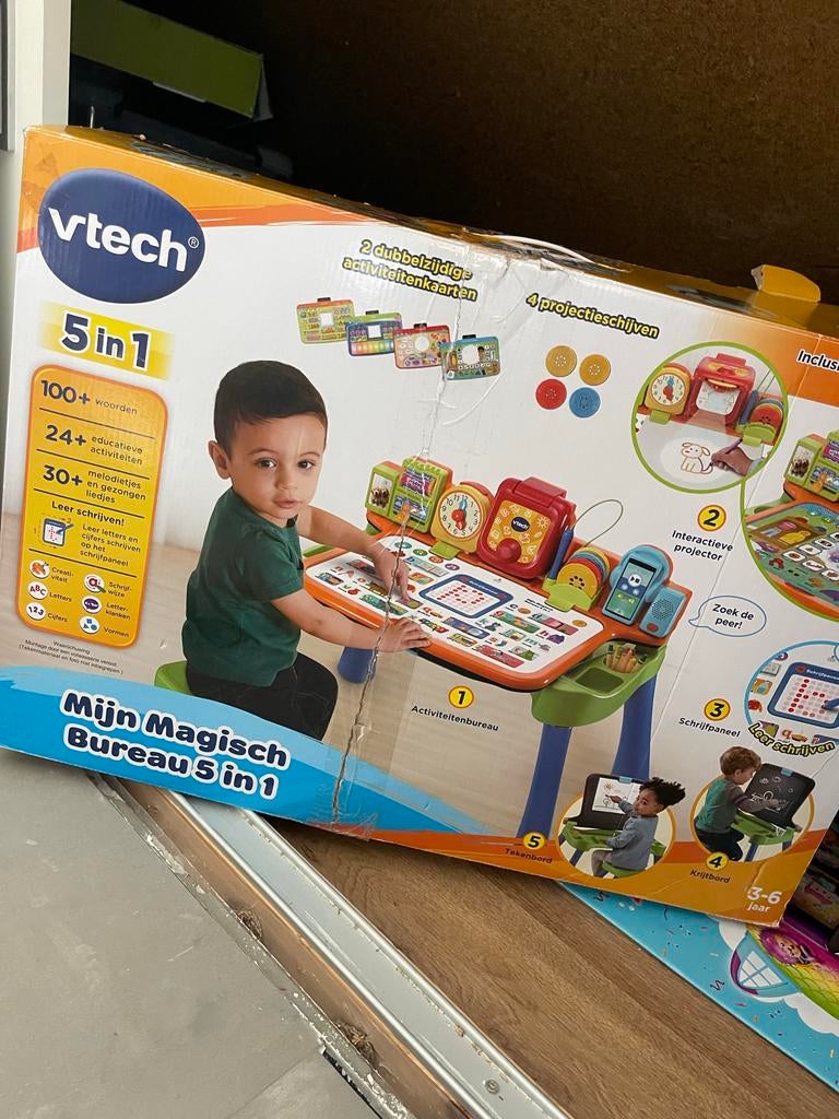 VTech Mijn Magisch Bureau 5-in-1, Verzenden, Gebruikt, Knutselen, Met geluid