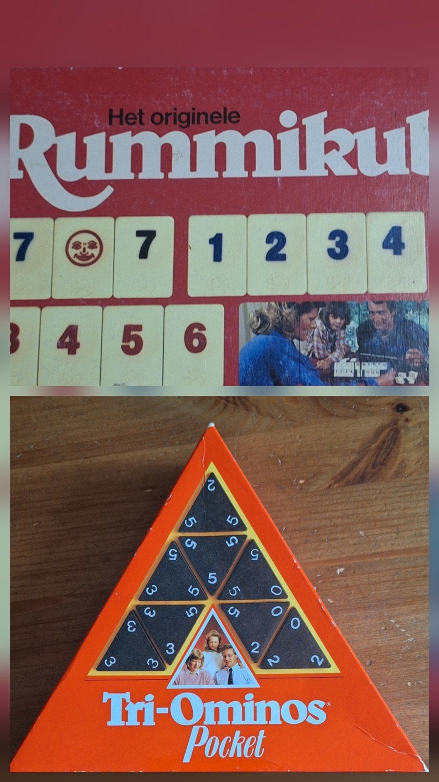 Rummikub The Original Pocket & Triominos de Luxe Pocket, Ophalen