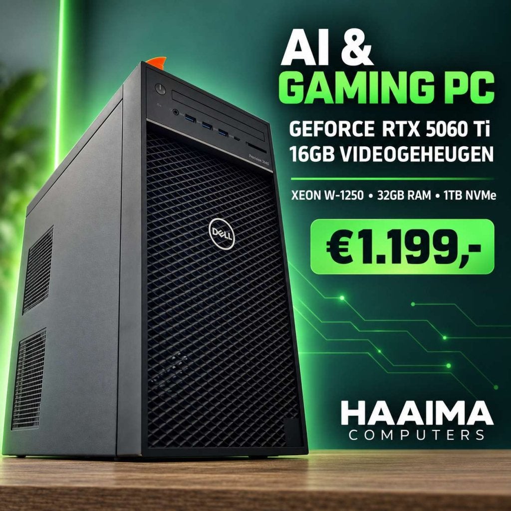 Dell Precision AI & Gaming Workstation – RTX 5060 Ti 16GB