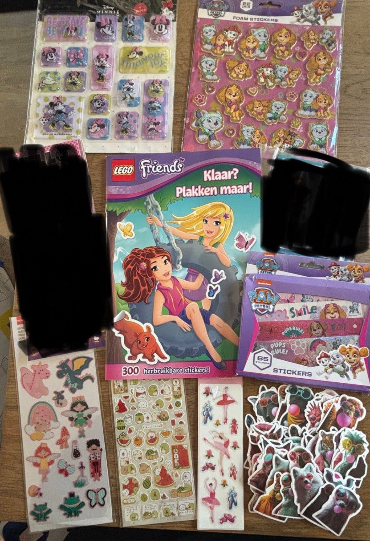 Groot Meisjes Sticker Pakket: Disney, Paw patrol, Verzamelen, Ophalen of Verzenden, Nieuw, Strip of Tekenfilm