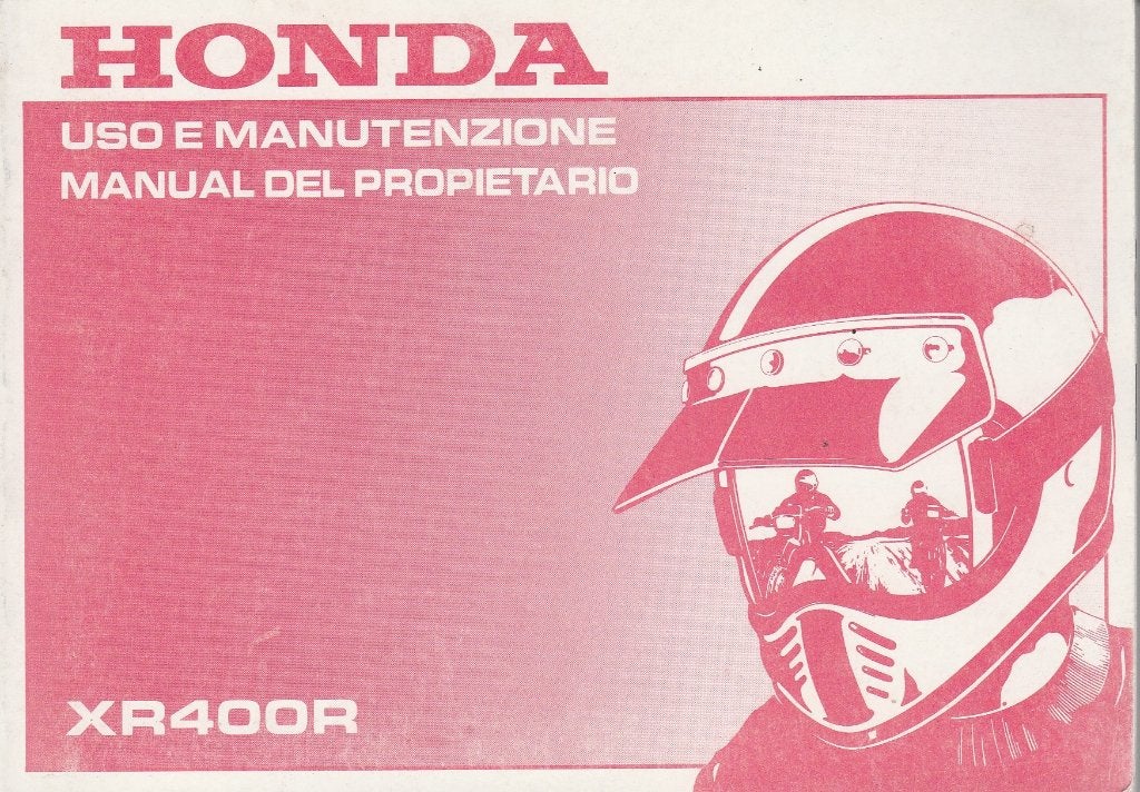 Honda XR400 R manual manutenzione (7318z), Verzenden, Honda