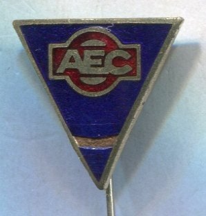 AEC autobus- en vrachtwagenmerk email speldje ( X_142), Ophalen of Verzenden, Zo goed als nieuw, Transport, Speldje of Pin
