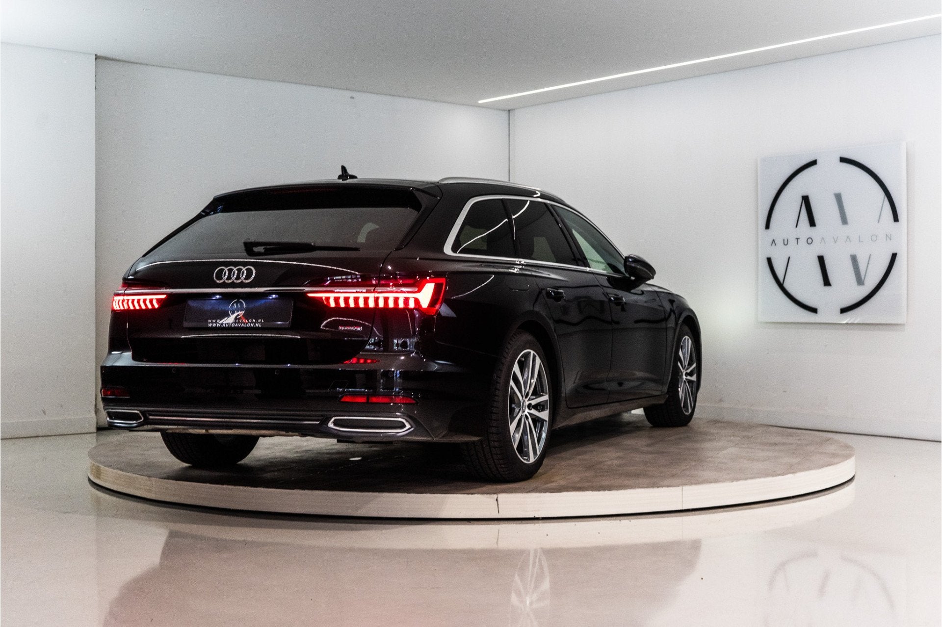 Audi A6 Avant 50 TDI Quattro Pro Line+ 286PK | Luchtvering |, Auto's, Automaat, Gebruikt, Zwart, Automatische klimaatregeling