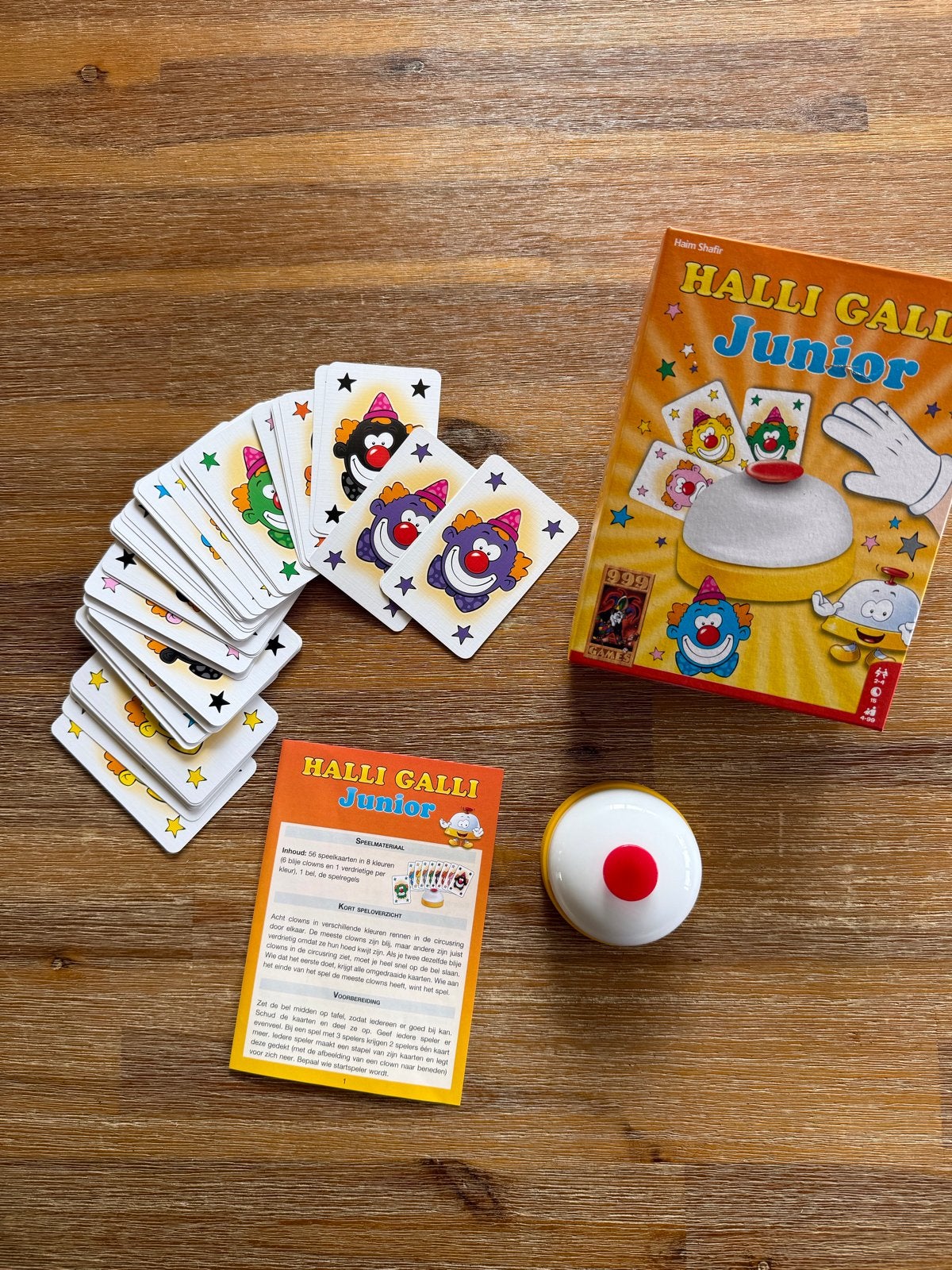 Halli Galli Junior - Leuk en snel kaartspel voor kinderen, Drie of vier spelers, Ophalen of Verzenden, Zo goed als nieuw
