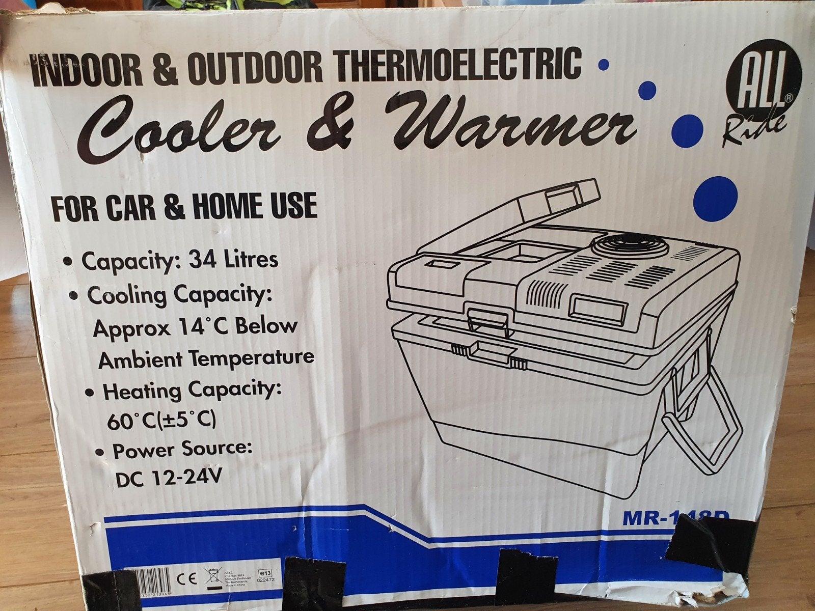 all ride cooler en warmer., Caravans en Kamperen, Ophalen of Verzenden, Zo goed als nieuw, Koelbox, Elektrisch