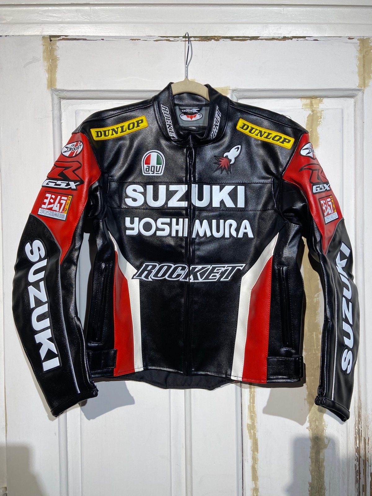Suzuki Yoshimura-motorjas (maat S) Vintage schwarz, Ophalen of Verzenden, Nieuw zonder kaartje, Dames, Jas | leer