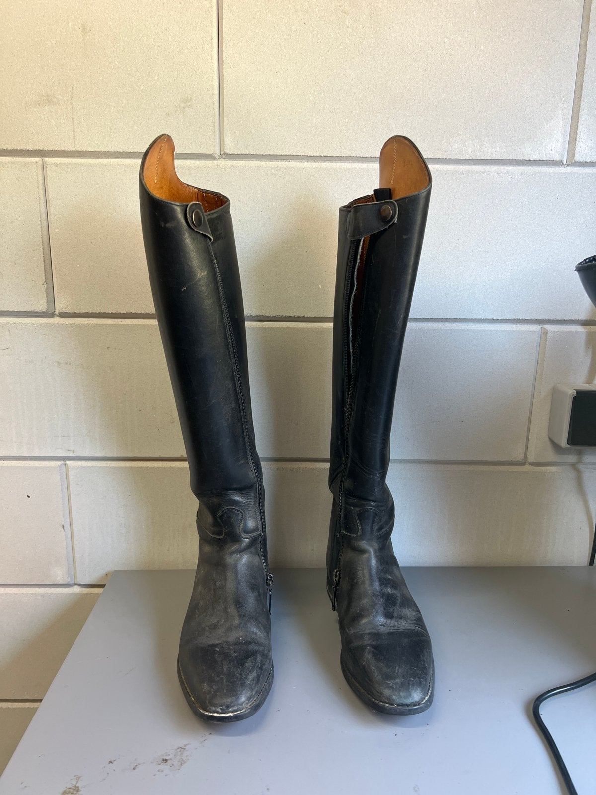Petrie paardrijlaarzen maat 8.5, Ophalen, Gebruikt, Dressuur