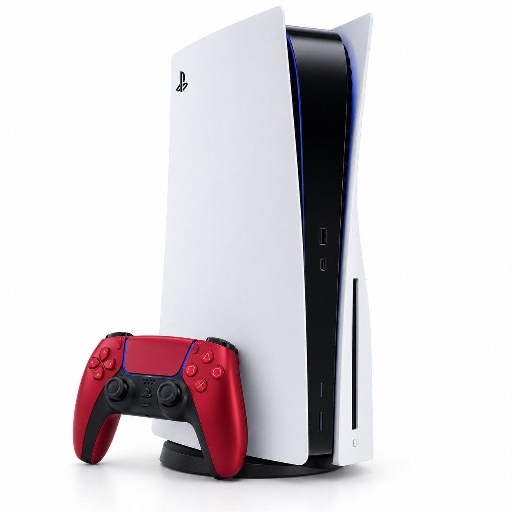 PlayStation 5 Disc 825GB Met rode controller | Nette Staat
