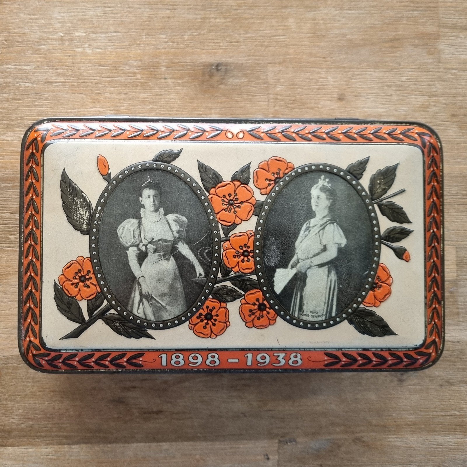 regeringsjubileum Koningin Wilhemina blik, Ophalen of Verzenden, Gebruikt, Nederland, Overige typen