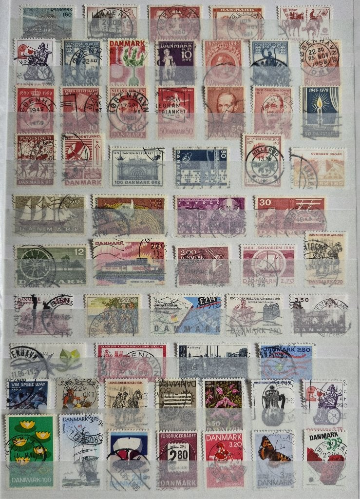 POSTZEGELS DENEMARKEN GESTEMPELD, Postzegels en Munten, Verzenden, Denemarken, Gestempeld