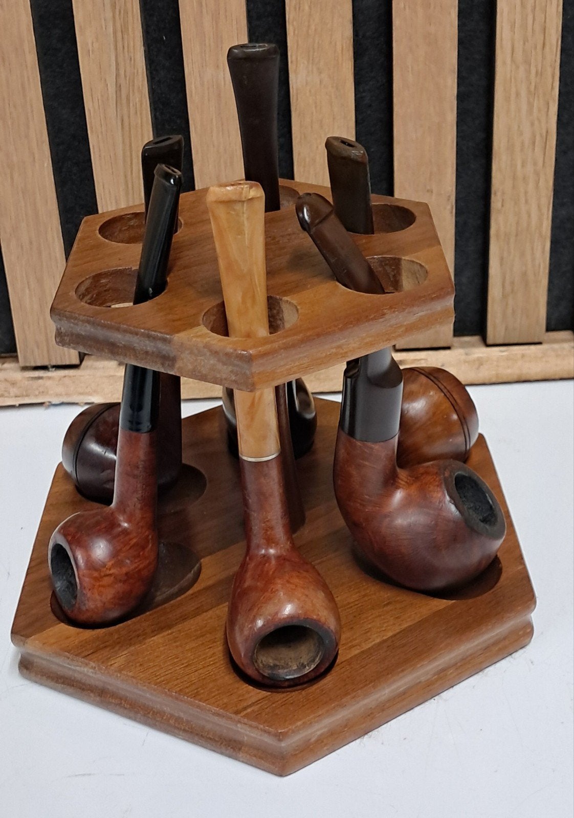 Tabaks pijpen met rek., Ophalen of Verzenden, (Water)pijp