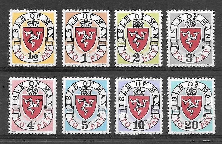 UK - Isle of Man 1973 Landswapen 1973A, Verzenden, Postfris