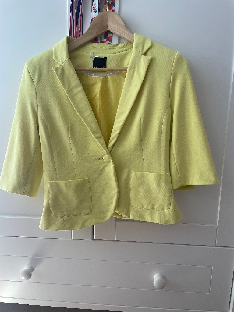 Blazer van promiss, Maat 38/40 (M), Promiss, Geel, Ophalen of Verzenden