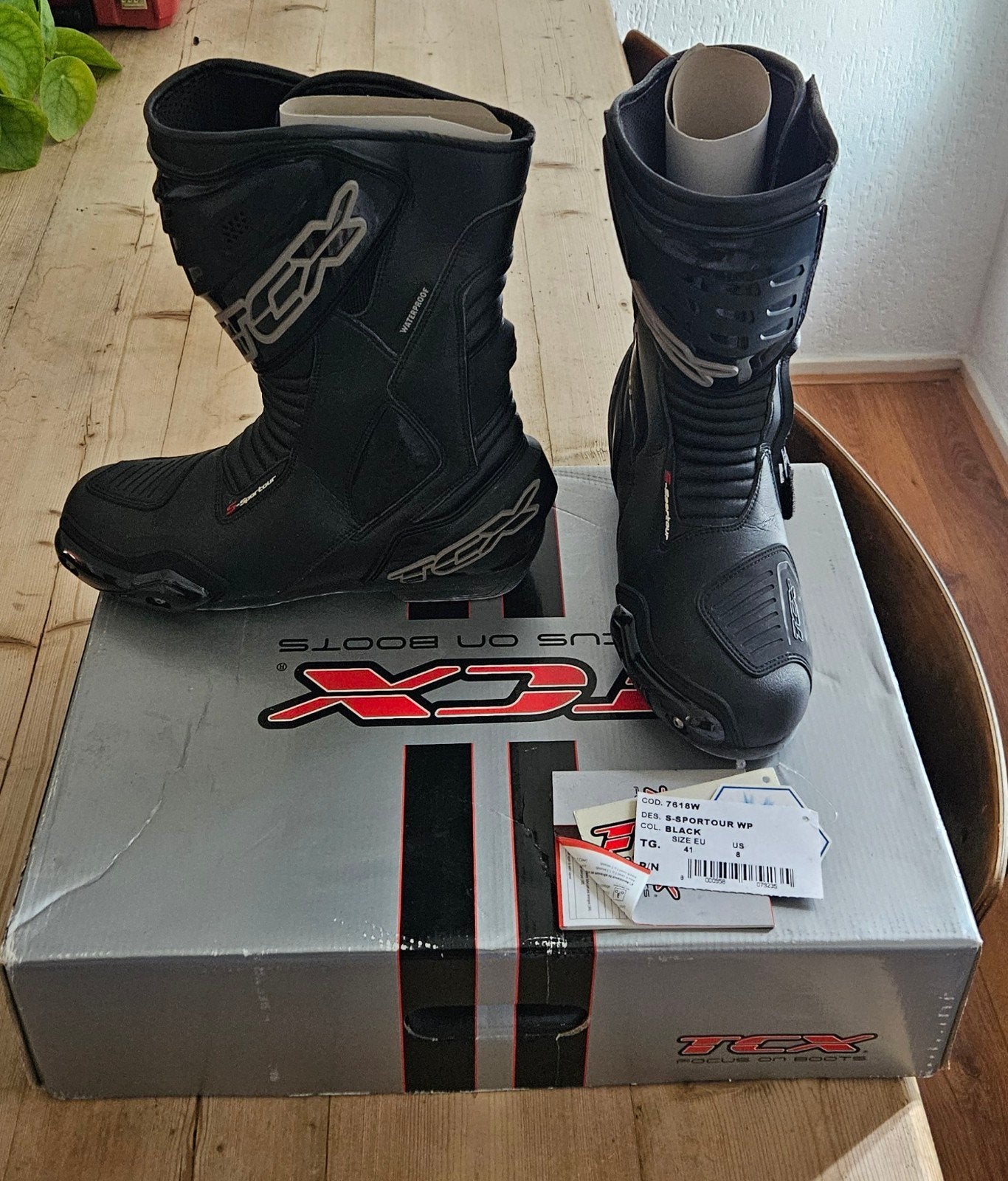 Nieuwe TCX motorlaarzen dames, maat 41 (valt klein), Ophalen