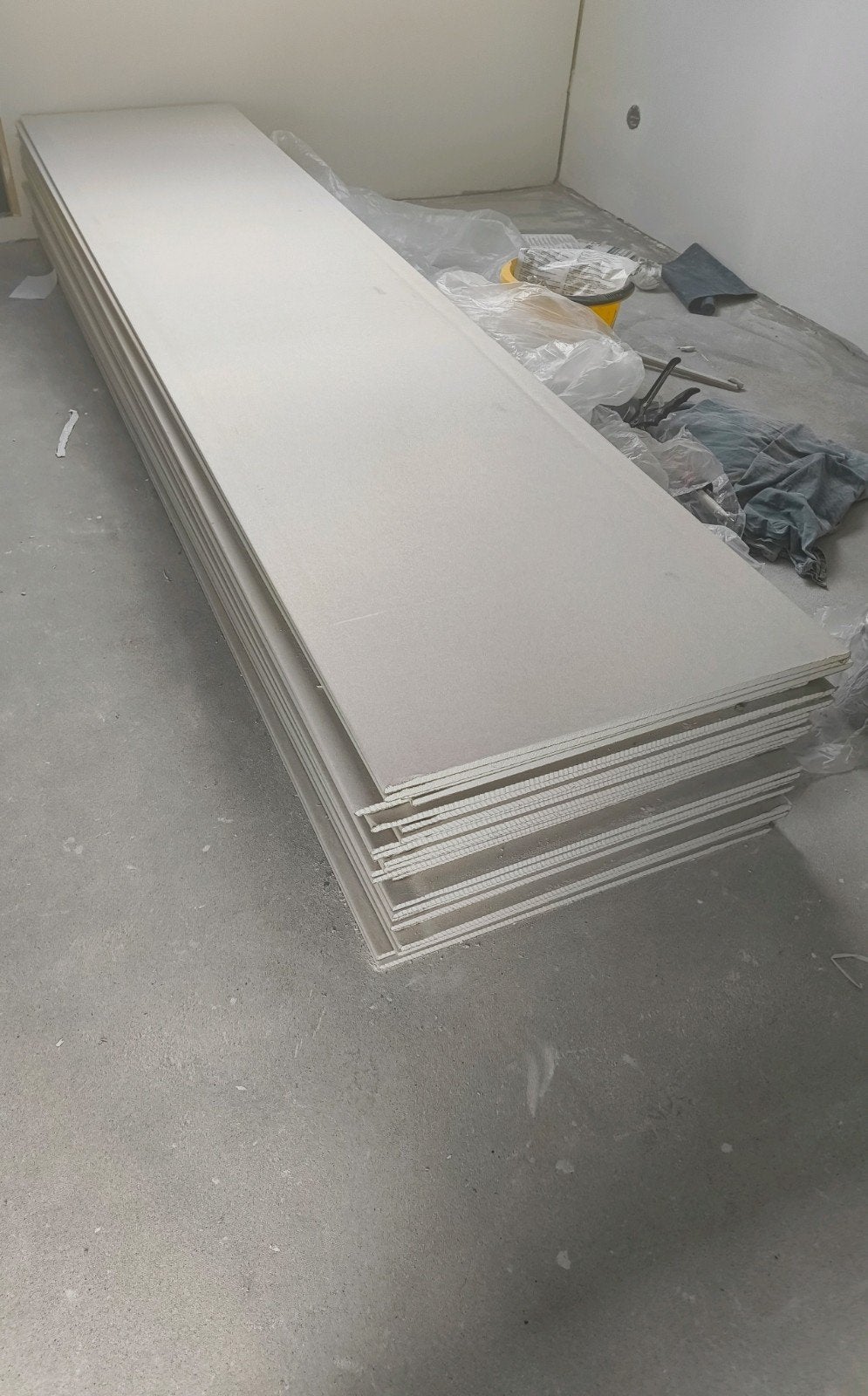 24 stuks gipsplaten 260x60x12.5 AK, Ophalen, Zo goed als nieuw, Overige materialen, Minder dan 20 mm