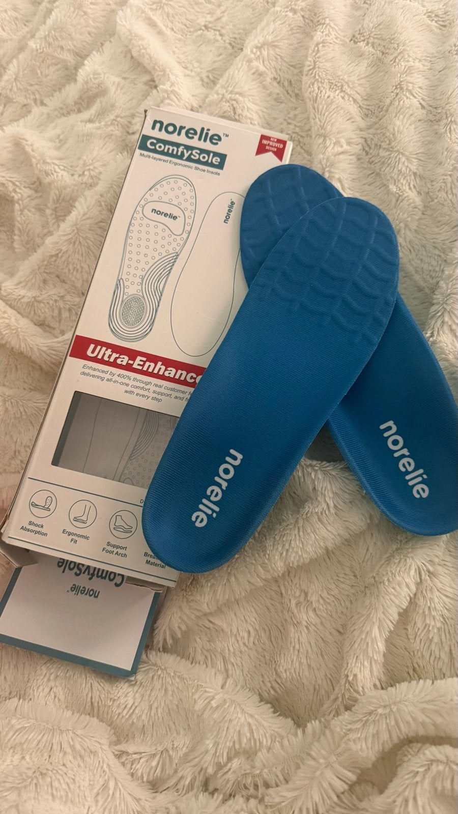 Norelie ComfySole Ergonomische Schoen Inlegzolen 37, Ophalen of Verzenden, Nieuw, Blauw, Overige typen