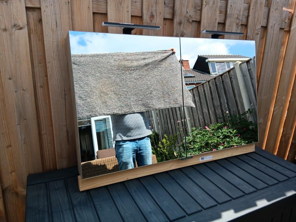 Badkamer spiegelkast Thebalux  met verlichting,nieuw, Huis en Inrichting, Badkamer | Badkamermeubels, Ophalen, Spiegelkast, Nieuw