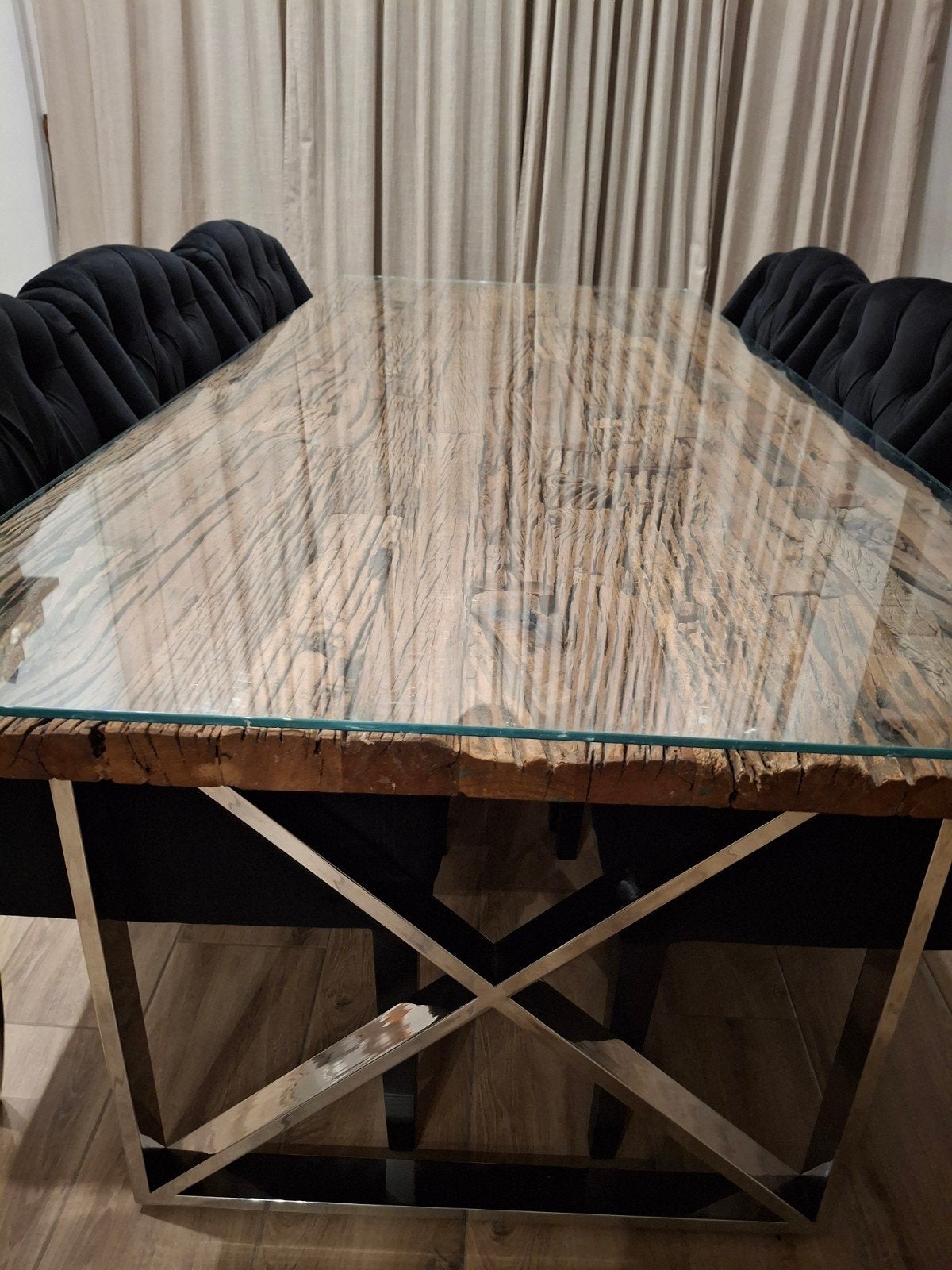 Richmond eettafel 240x110, Ophalen, Gebruikt, Rechthoekig, 50 tot 100 cm