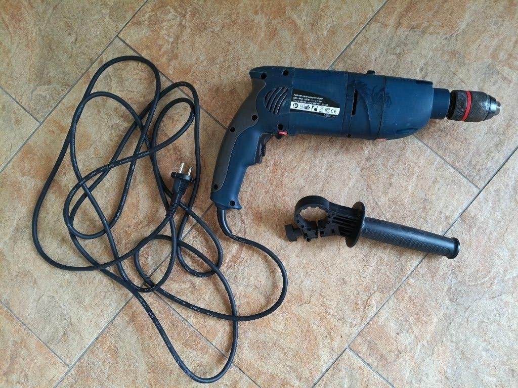 Parkside Klopboormachine met koffer en handvat, Klopboormechanisme, Ophalen, Boormachine, Gebruikt