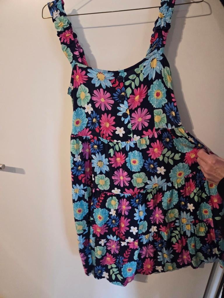 Ysabel Mora donkerblauwe zomerjurk Small, Overige typen, Blauw, Ophalen of Verzenden, Zo goed als nieuw