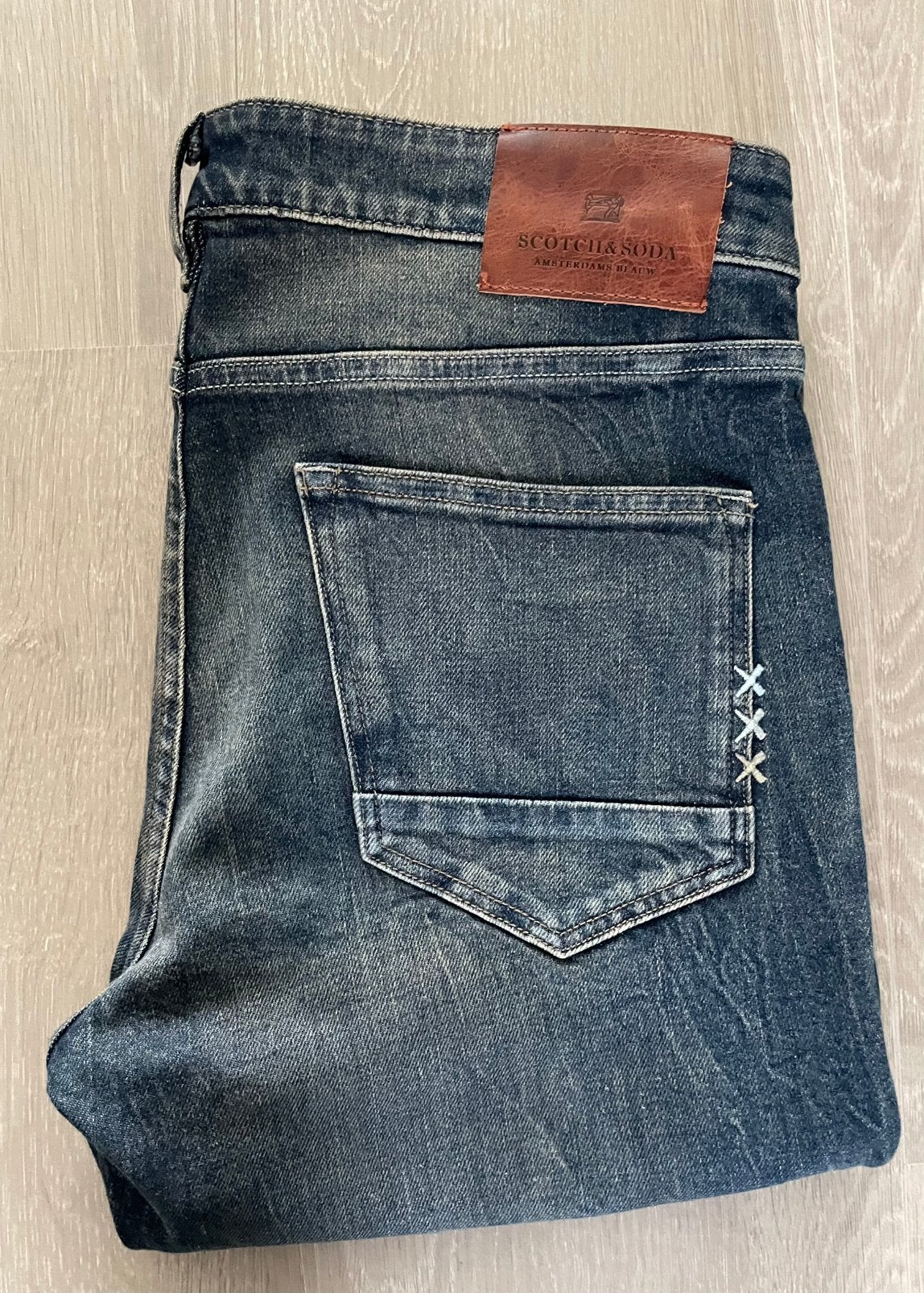 Scotch & Soda Skim jeans blauw W34/L34, Ophalen of Verzenden, Blauw, W33 - W34 (confectie 48/50)