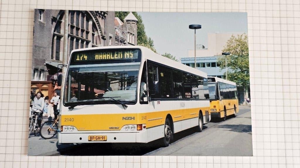 Foto BUS NZH Haarlem 2140, Verzenden, Gebruikt, Bus of Metro, Overige typen