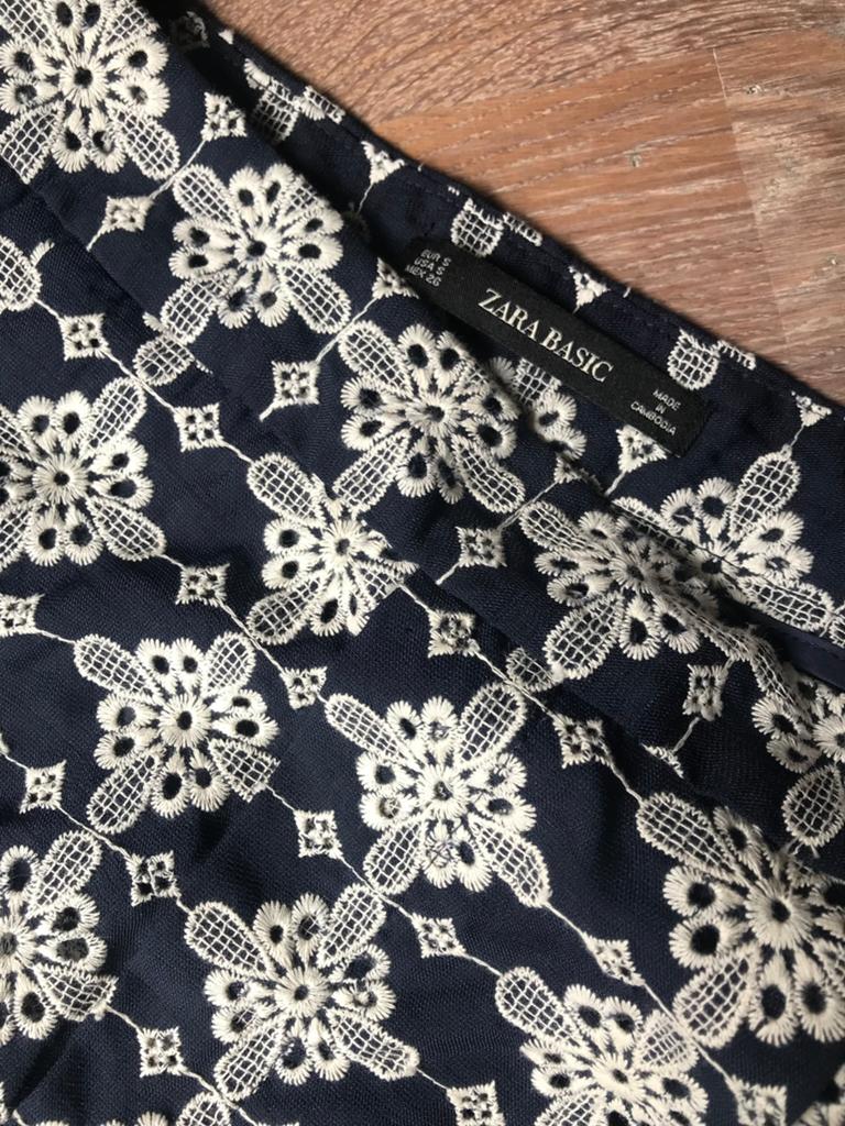Zara. Broek mt 36/s, Kleding | Dames, Broeken en Pantalons, Blauw, Nieuw, Ophalen of Verzenden, Maat 36 (S)