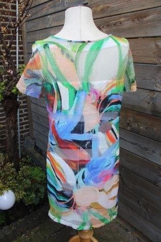 Jurk gekleurd Lizzy & Coco mt M Vaste prijs AANBIEDING, Kleding | Dames, Jurken, Maat 38/40 (M), Overige kleuren, Ophalen of Verzenden