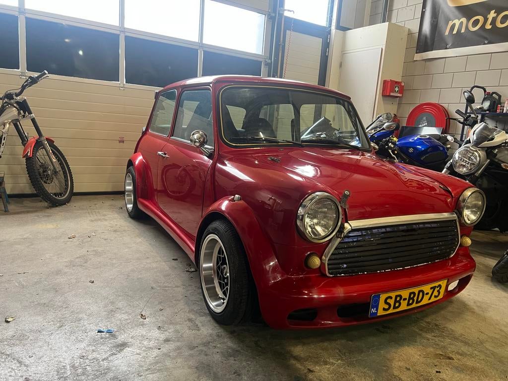 Austin Mini 1300 1.3 Cooper 1990 Rood, Auto's, Mini, Voorwielaandrijving, 4 cilinders, 61 pk, Handgeschakeld