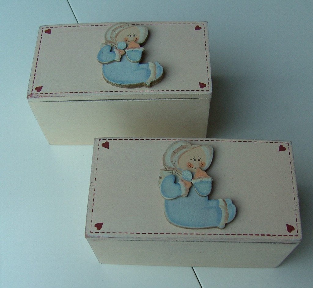 OUD KISTJE BABY JEWELRY BOX 15 CM NIEUW, Kraamcadeau, -, -, Nieuw