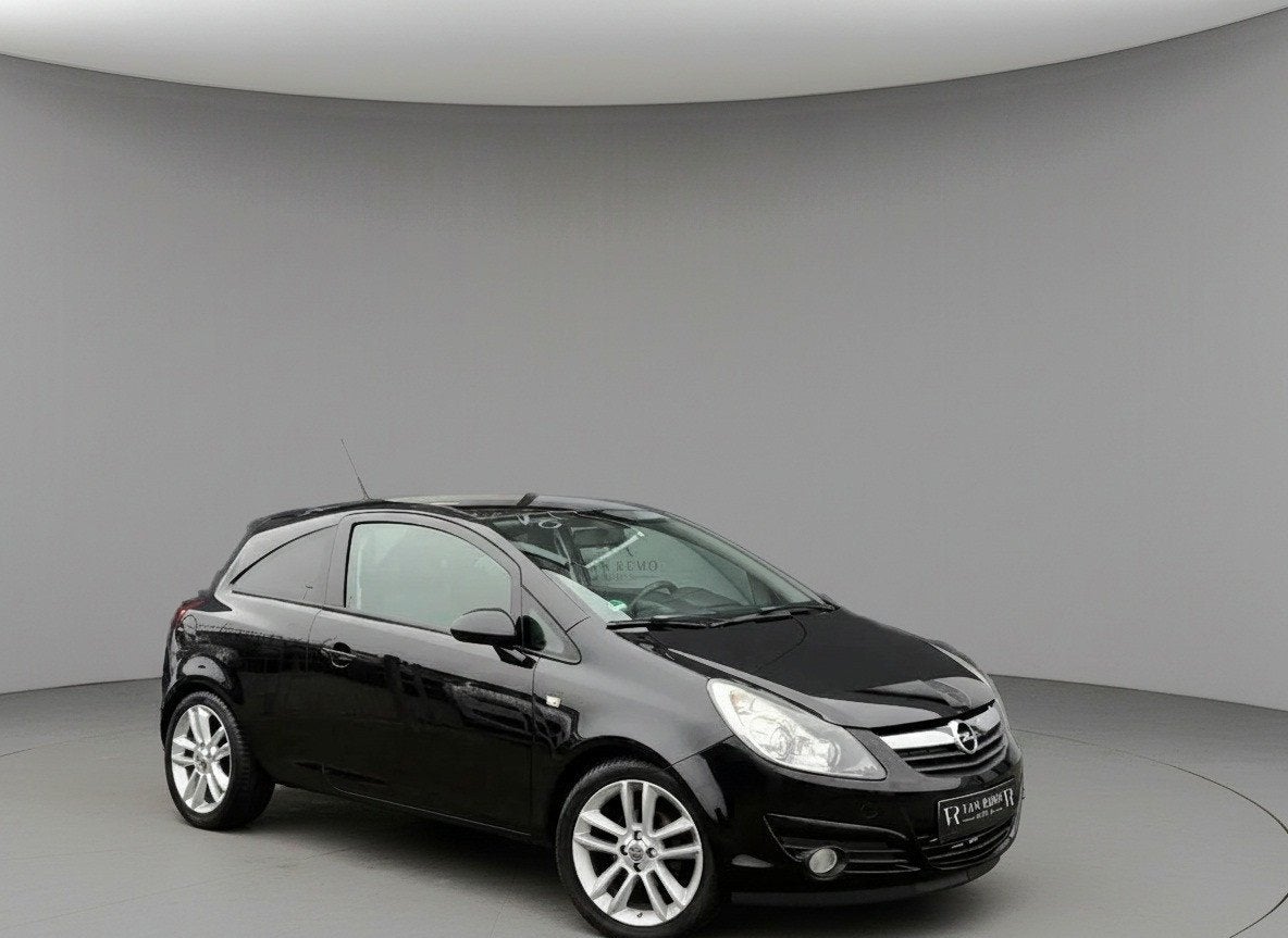 Opel Corsa 1.2-16V Sport|Clima|Cruise|Stoel/Stuur v.w|Fietse, Auto's, Voorwielaandrijving, Zwart, 4 cilinders, Stoelverwarming