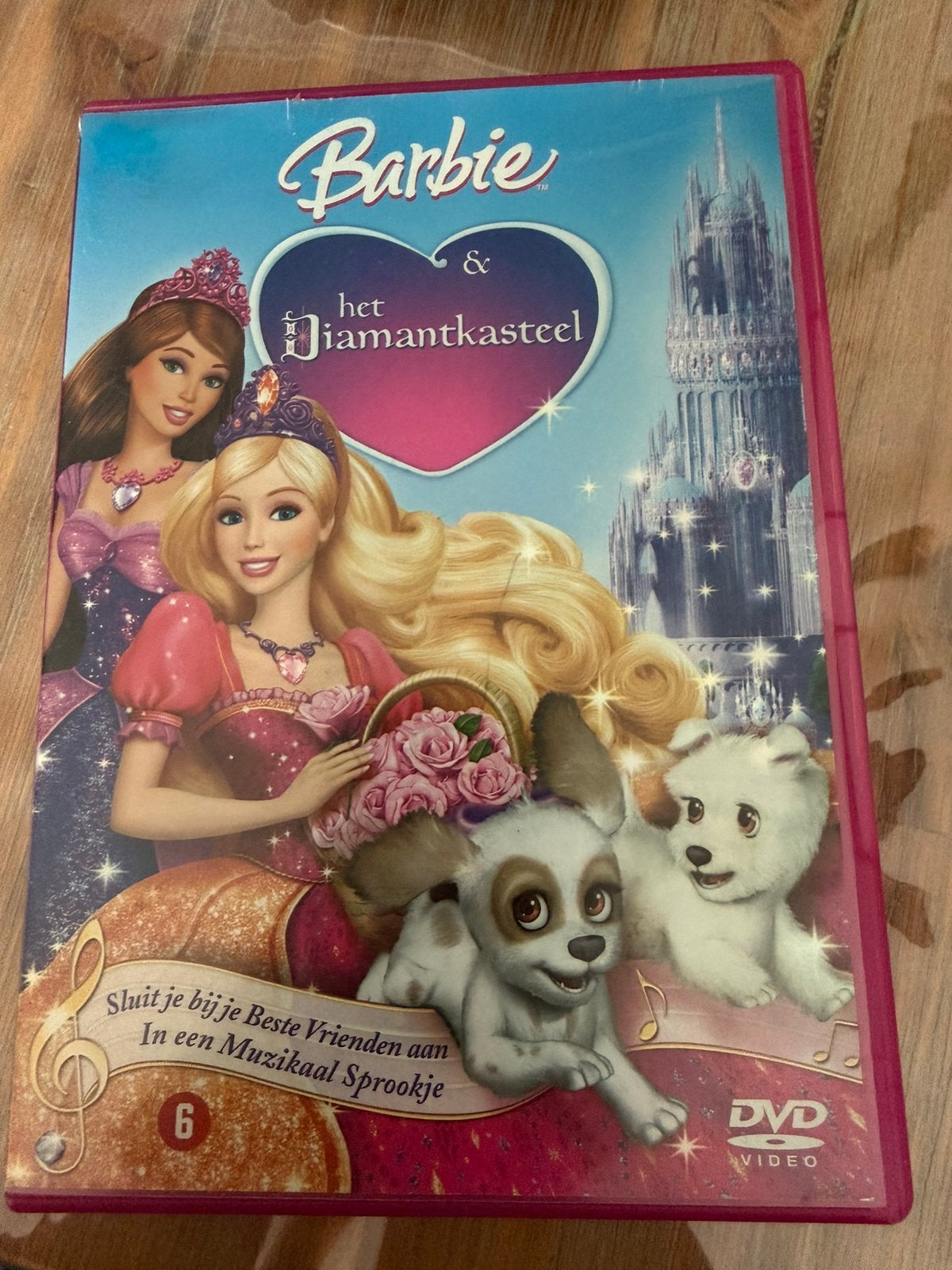 Barbie & het Diamantkasteel DVD - Muzikale Sprookjesfilm, Cd's en Dvd's, Dvd's | Kinderen en Jeugd, Avontuur, Gebruikt, Ophalen of Verzenden