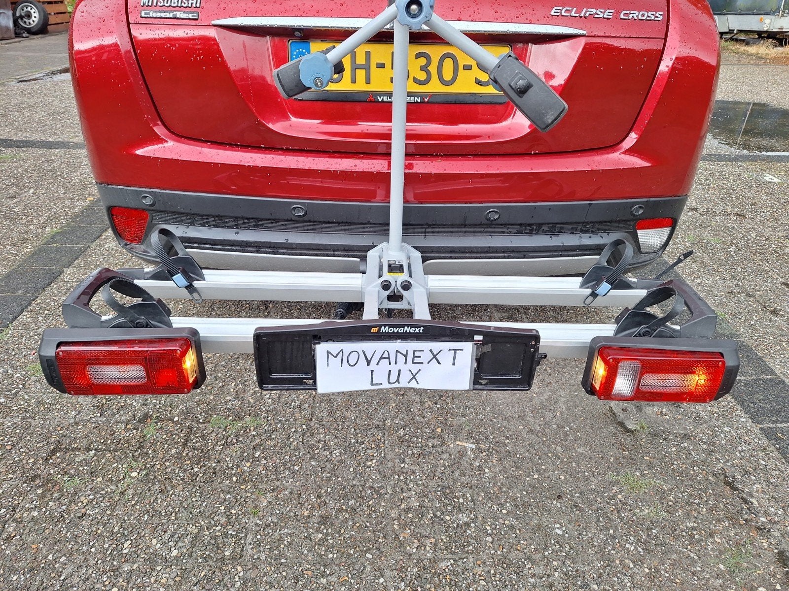 Movanext Lux fietsendrager inklapbaar voor 2 elektr. fietsen, Ophalen, Gebruikt, Elektrische fiets, 2 fietsen