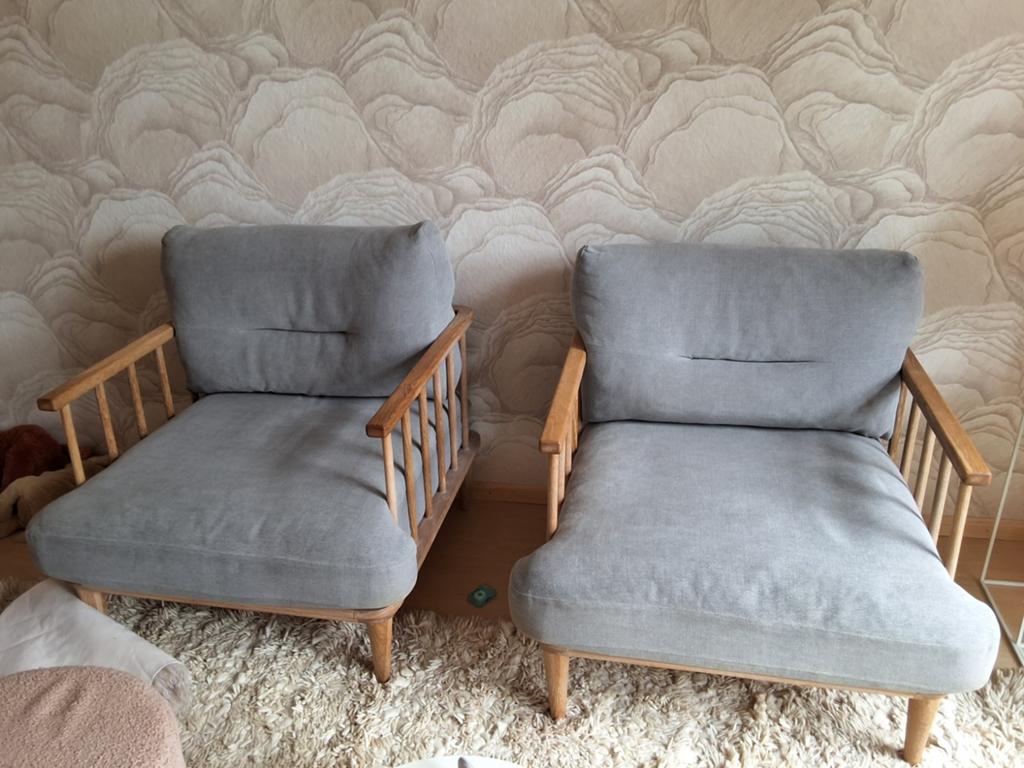 Fauteuil Loods 5 ( 2 x ), Huis en Inrichting, Ophalen, 75 tot 100 cm, Hout, 50 tot 75 cm