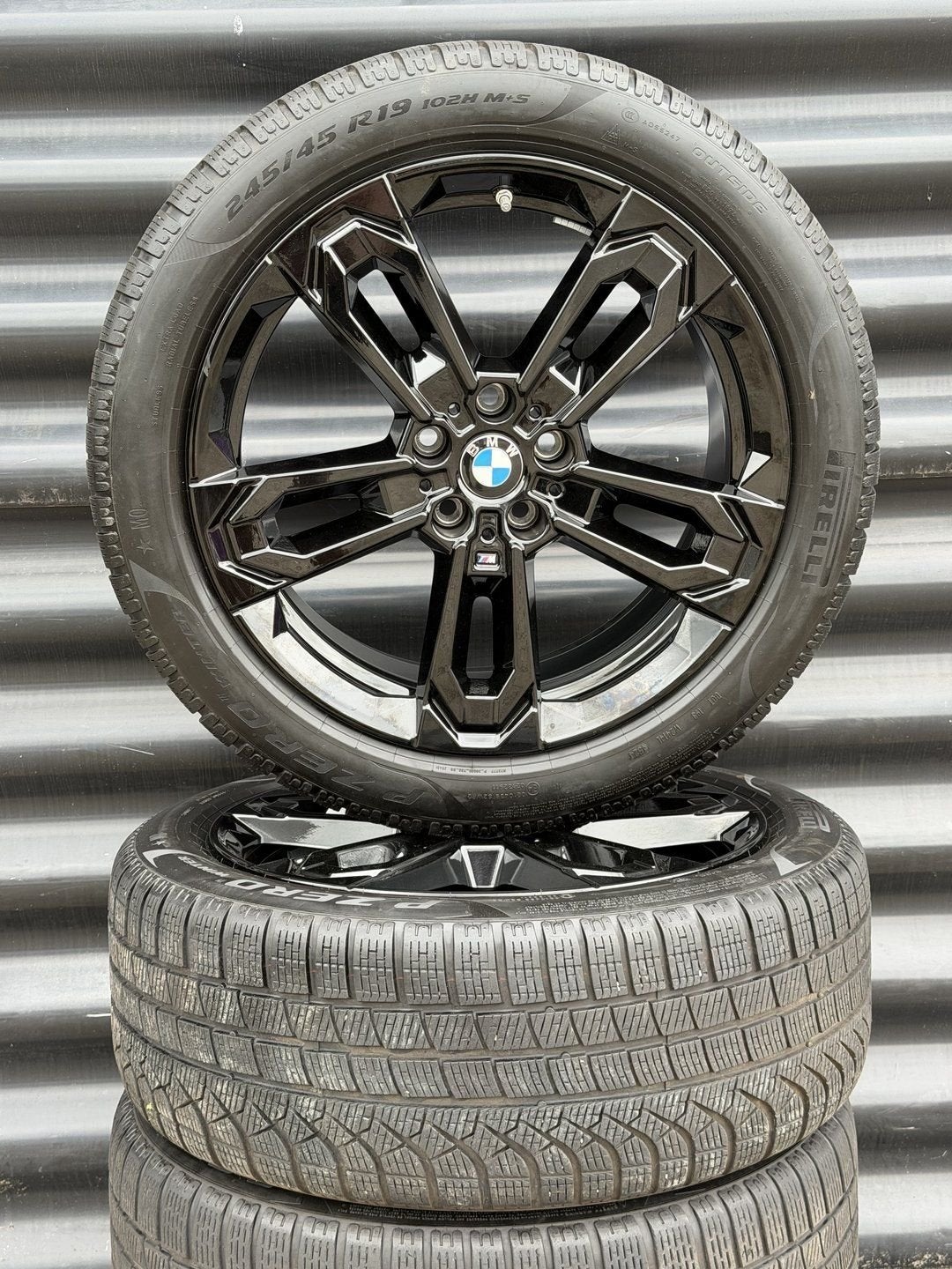 19” Orig BMW M X1 U25 iX1 U11 X2 U10 iX2 Velgen Winterbanden, Gebruikt, -, -, Banden en Velgen