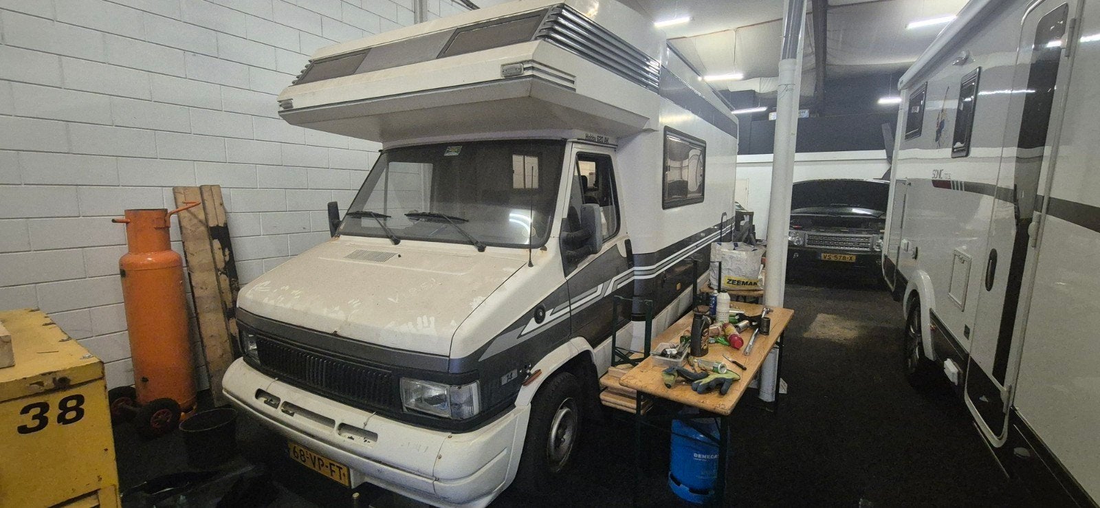Fiat 290 1.9td camper, hobby opbouw, Particulier, Buscamper of Camperbus, Overige merken