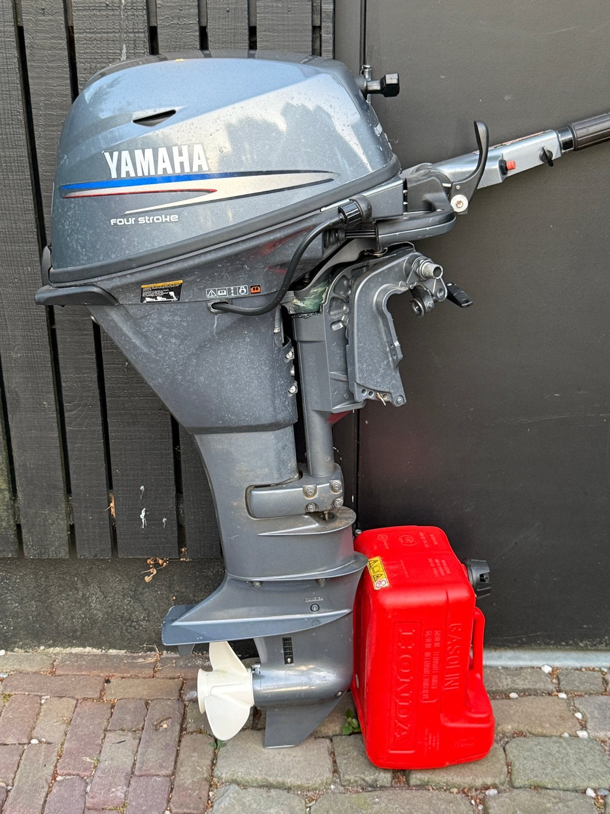 20 pk Yamaha langstaart 2 cilinder 2008, Ophalen, 10 tot 30 pk, Gebruikt, Viertaktmotor
