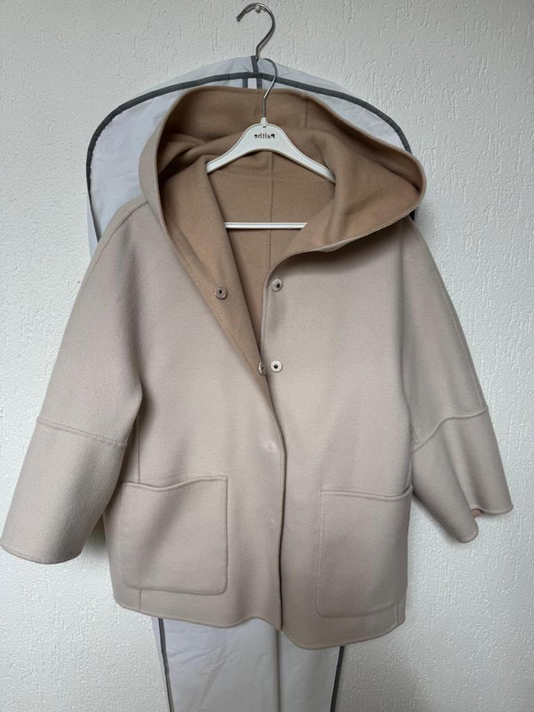 Max Mara wol recersible mantel - S, Verzenden, Zo goed als nieuw, Maat 36 (S)