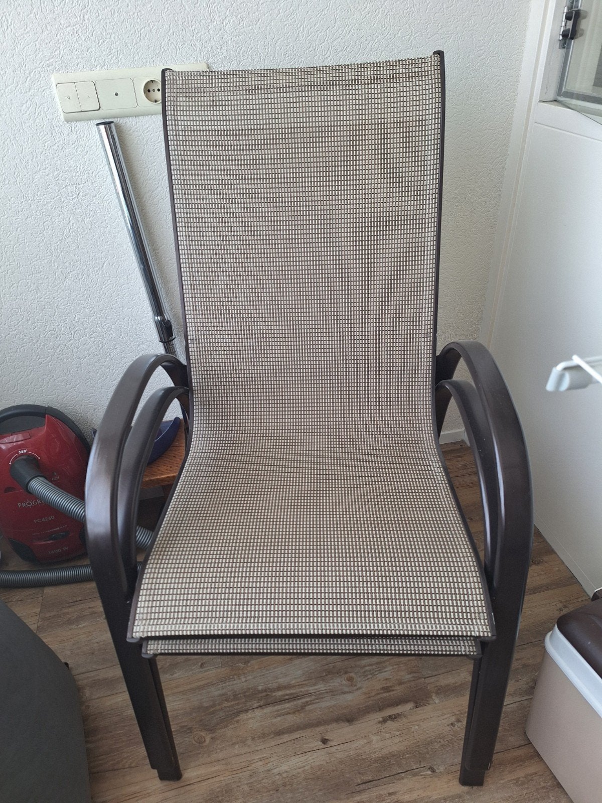 2 nette terrasstoelen, Ophalen, Zo goed als nieuw, Aluminium